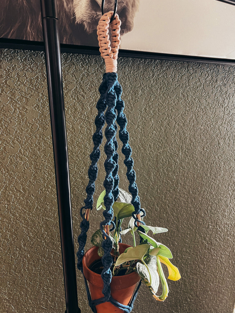 large plant hanger Macrame Plant Hanger | Fiber Art | Large Plant Hanger